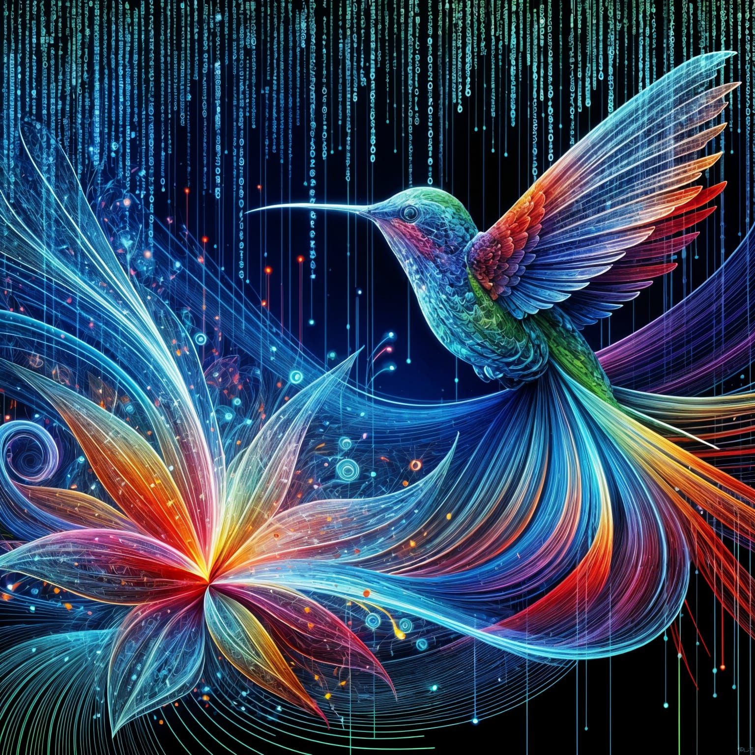 Digital Hummingbird III