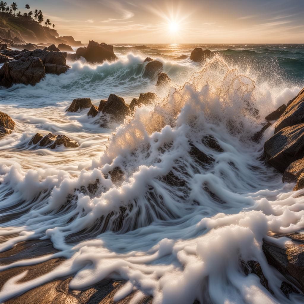 rocky coastline  by @beeblebrox