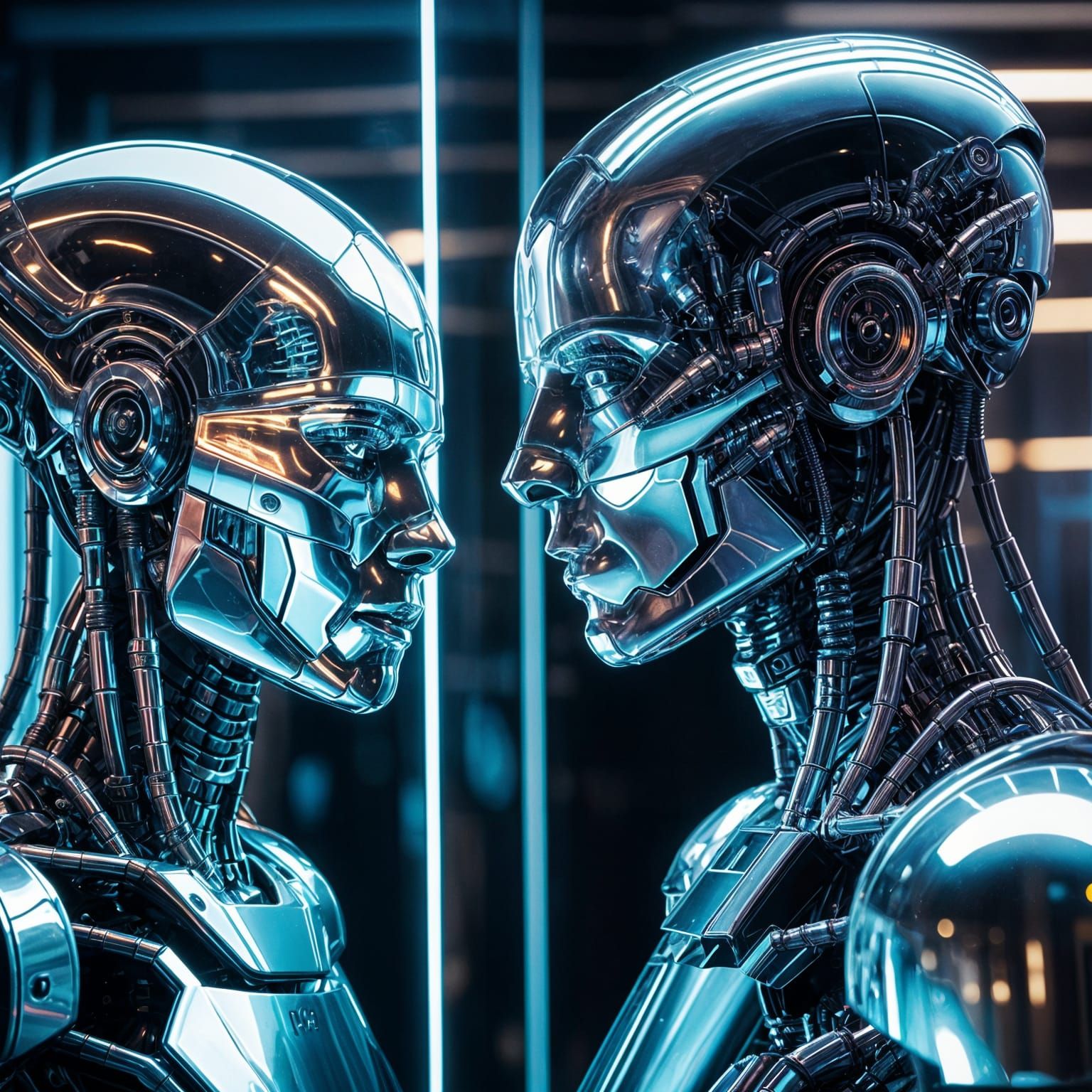 Robot Reflected - Unhuman