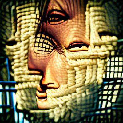 Woven face high contrast high resolution