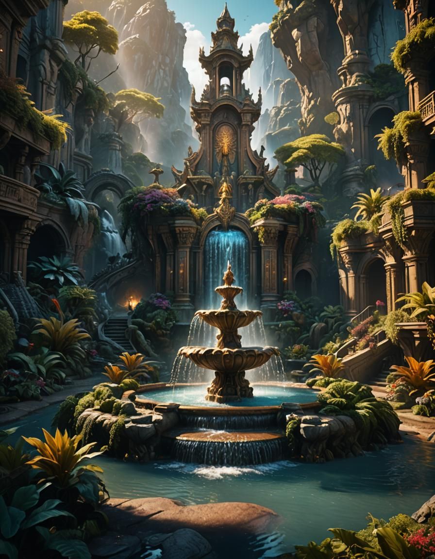 Fountain  by @Baba Adlenpak