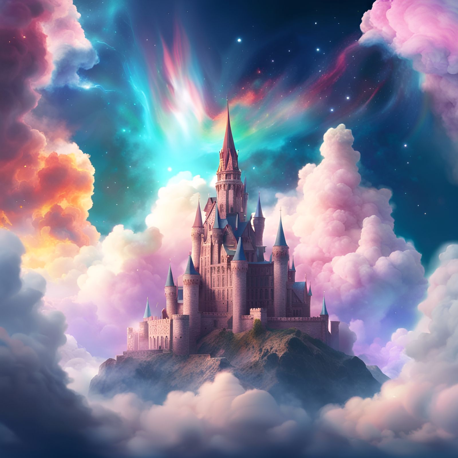 fantasy castle - AI Generated Artwork - NightCafe Creator