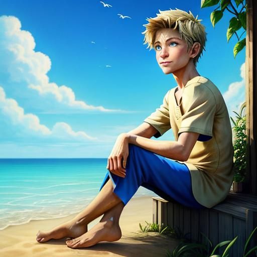 Barefoot boy, with heart of gold,
A world untouched, a story...