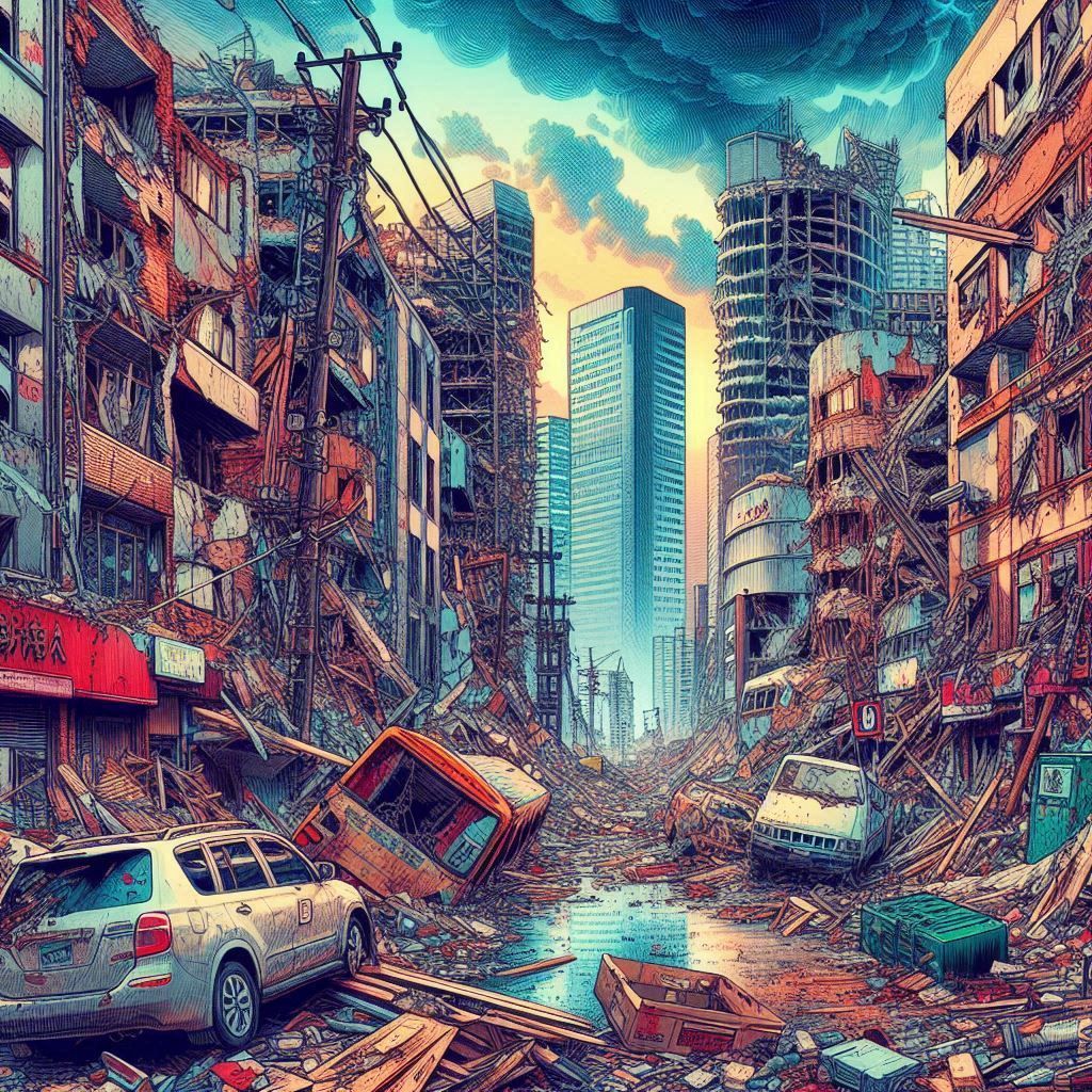 earthquake   by @4GEON
