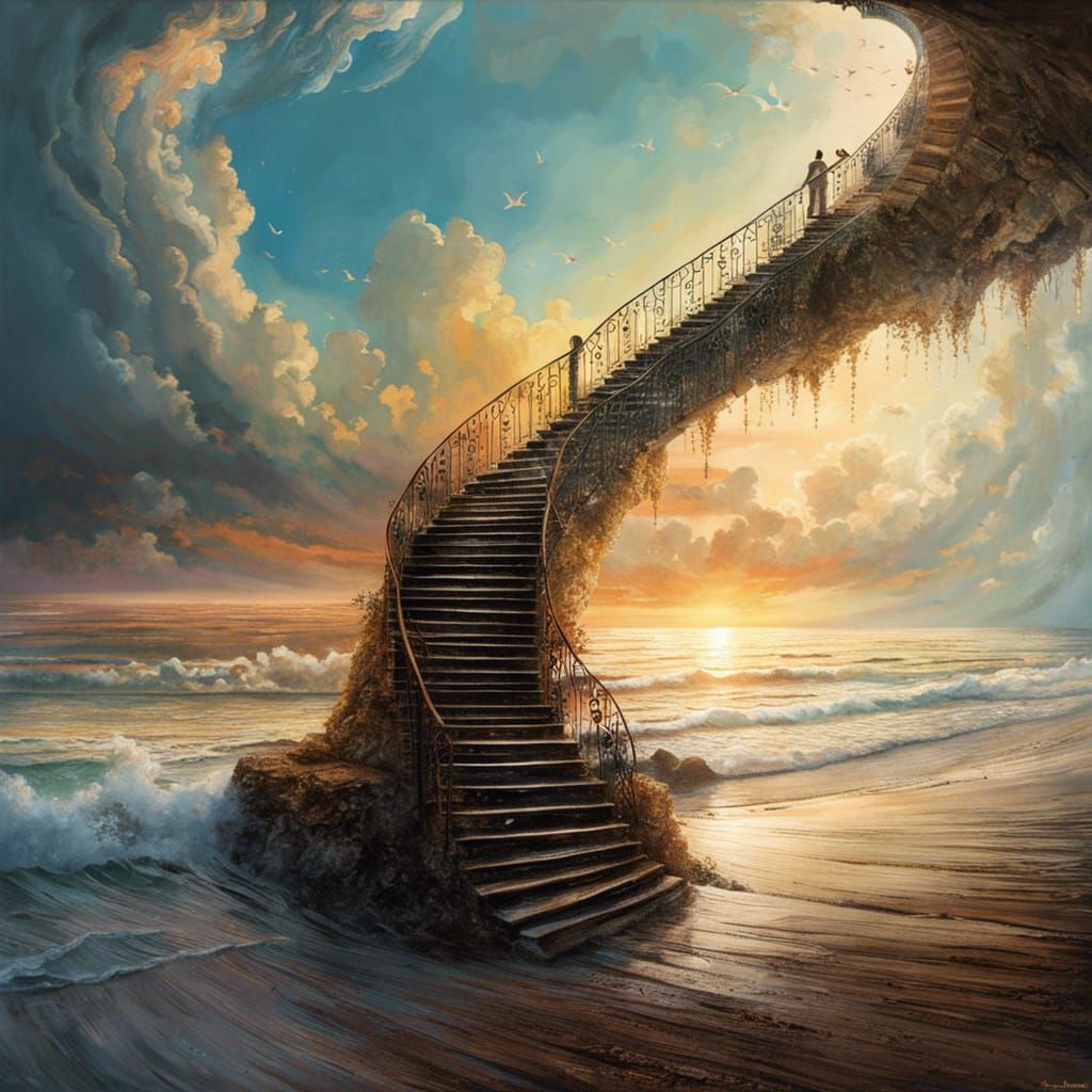 stairway to heaven  by @fox