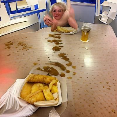 Getting a drunk dirty chippy after a night out