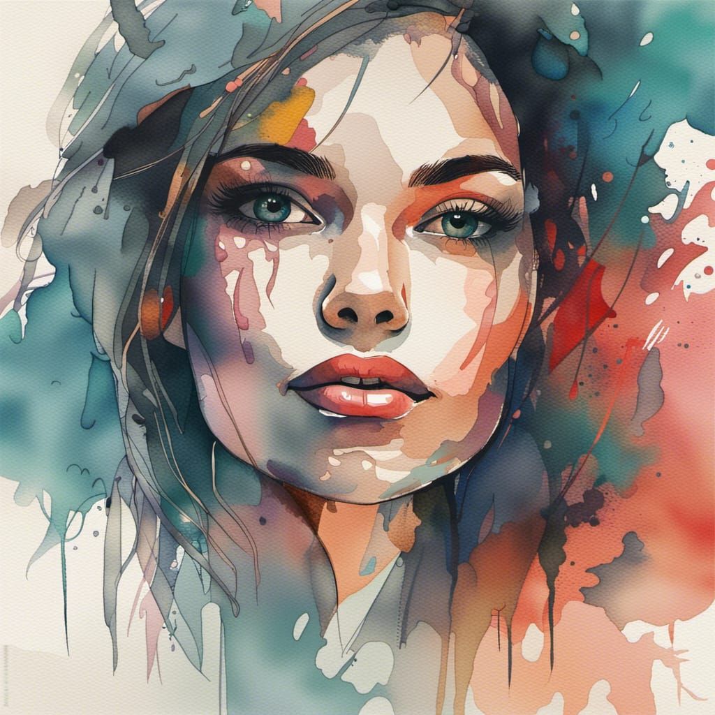 Woman's portrait - AI Generated Artwork - NightCafe Creator