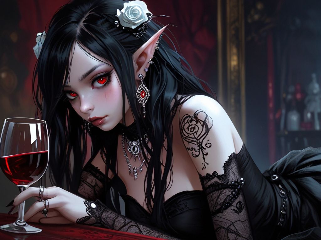 Vamp Bride Ready for a Bite