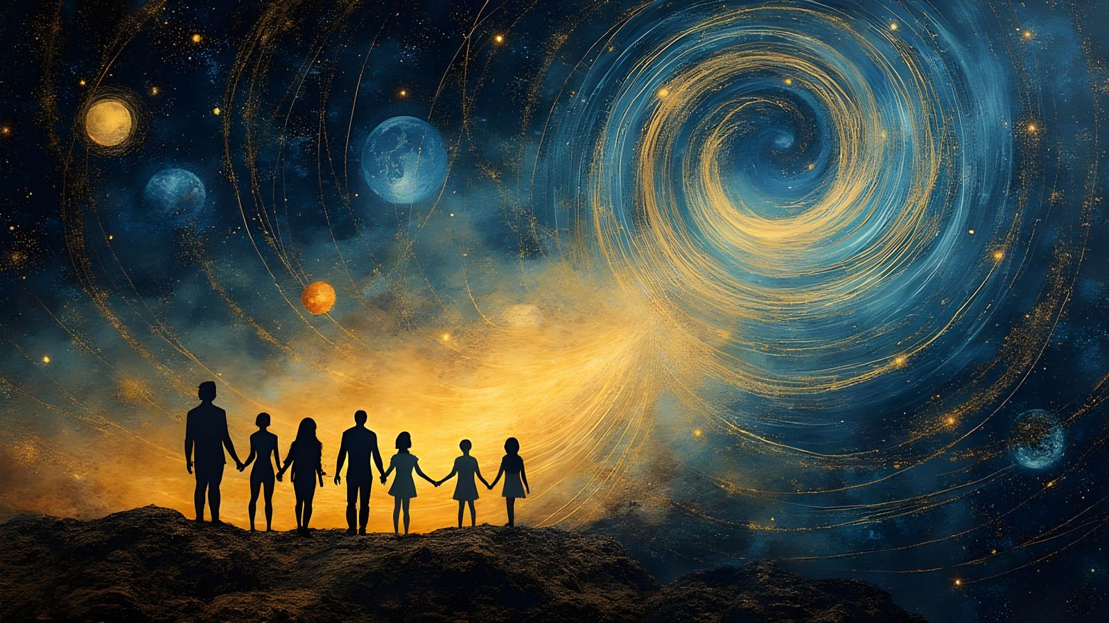 An abstract representation of interconnectedness  by @Havping