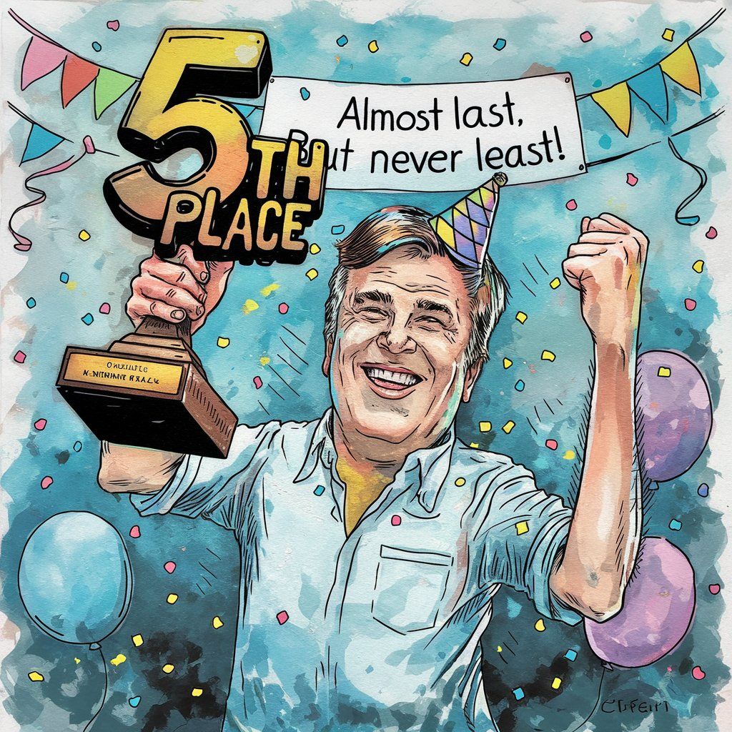 When you become 5th in the challenge with 6 participants..