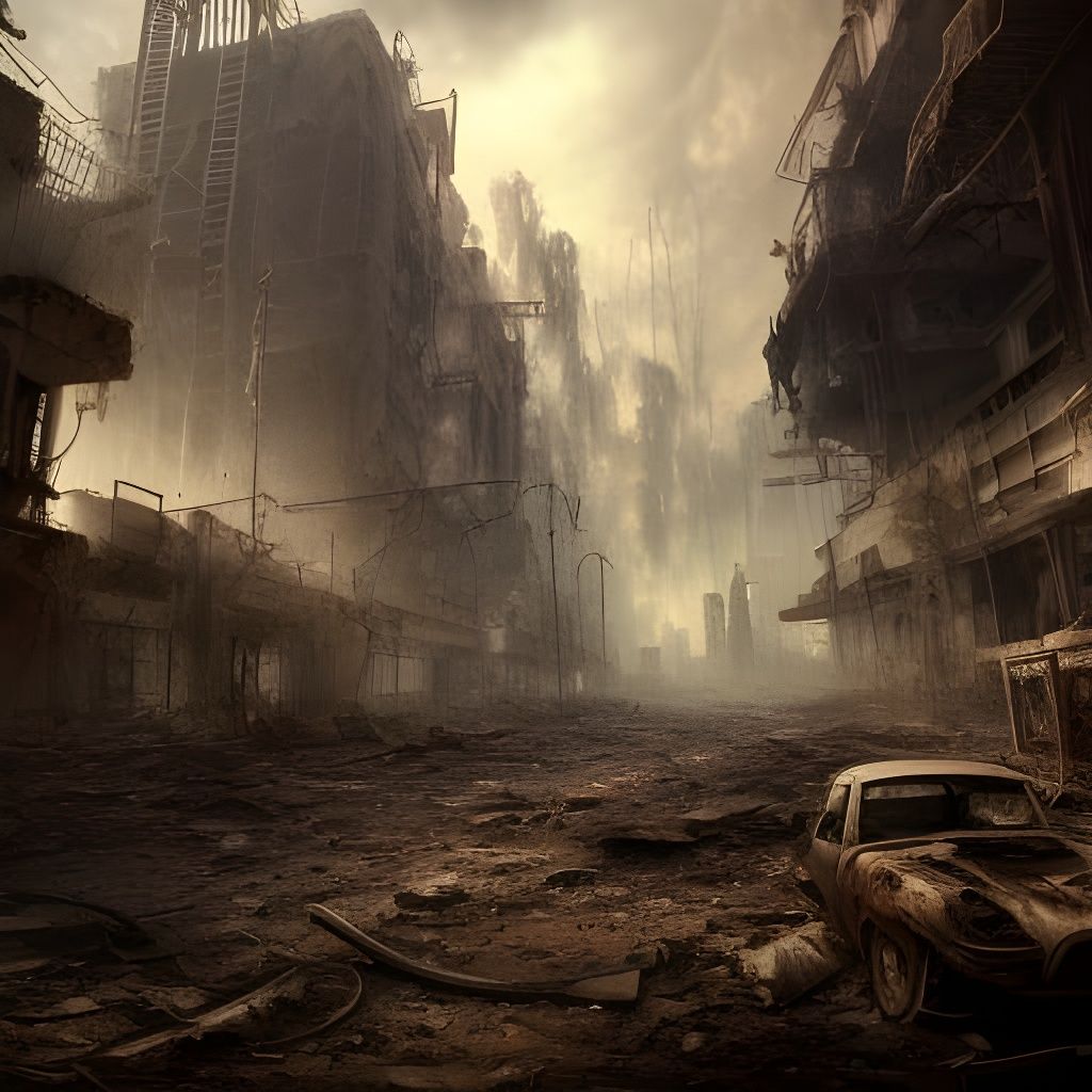 After the fallout, a world without people.  by @AhriAnni