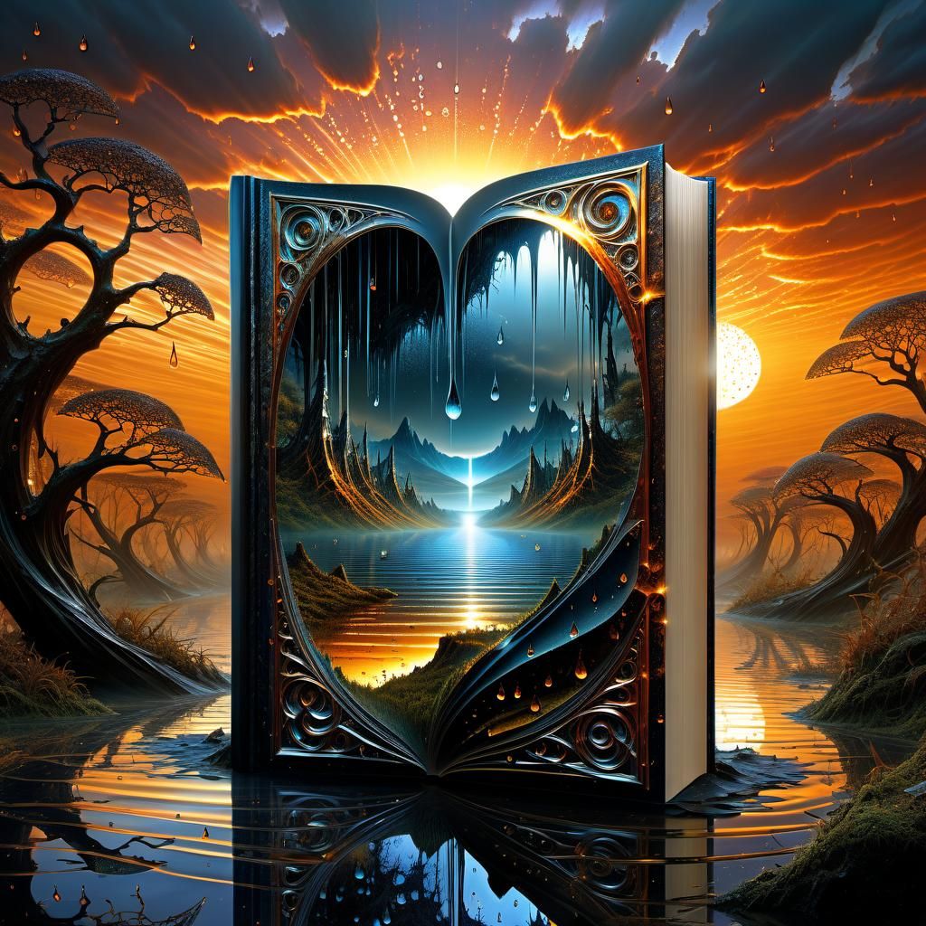 The world in a fantasy book