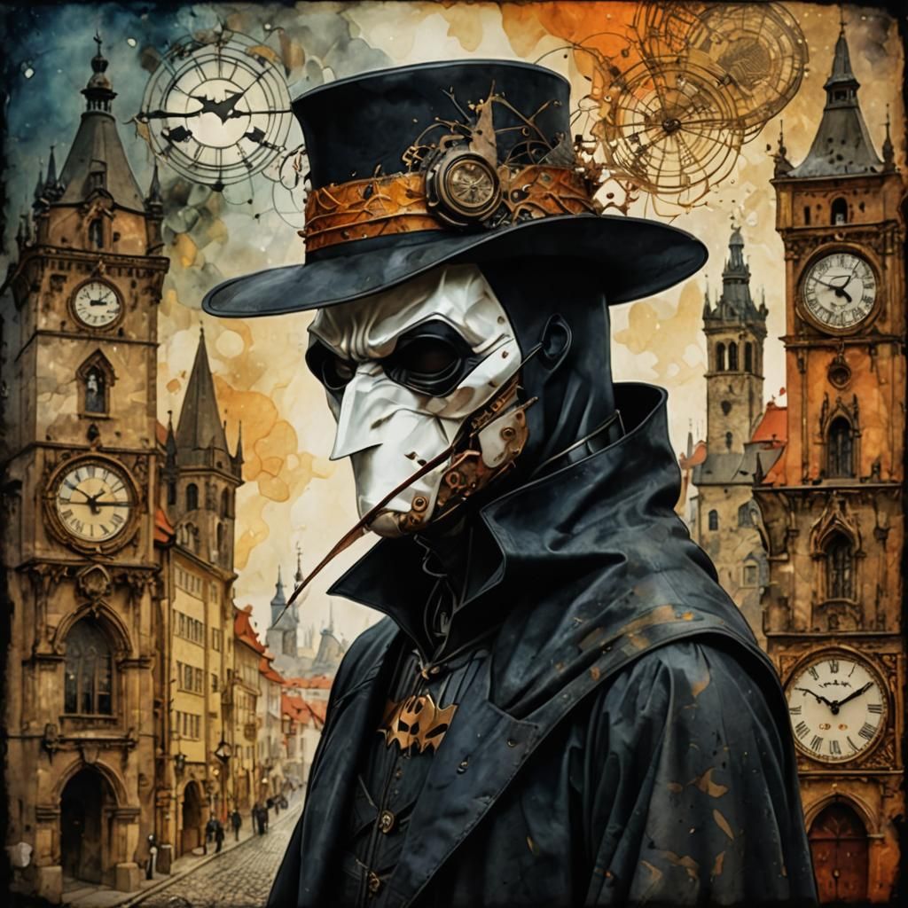 BATMAN MASK Plague Style
