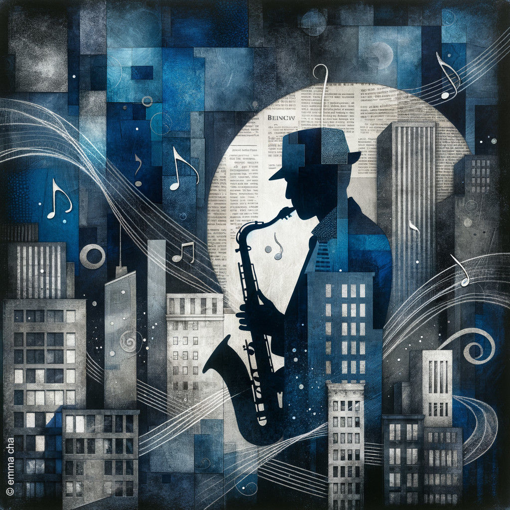 Saxophonist's Urban Melody