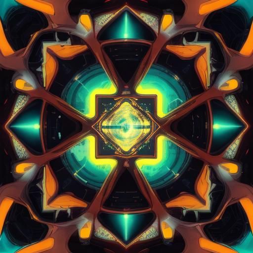 Circle with Fire inside.  Hyperrealistic, splash art, concept art, mid shot, intricately detailed, color depth, dramatic, 2/3 f...