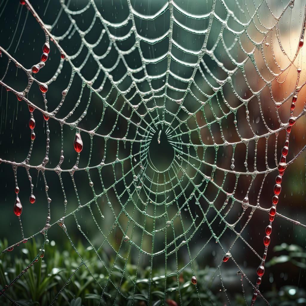 Spider web.