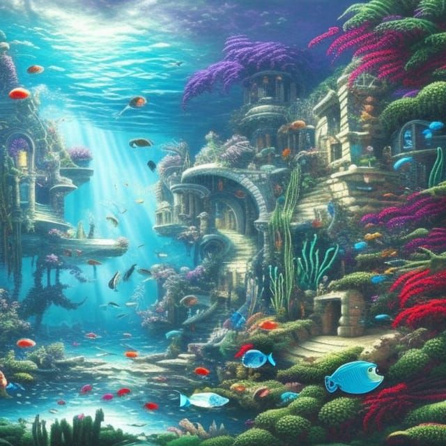 Serenity underwater  by @Raihan