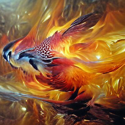 Phoenix bird - AI Generated Artwork - NightCafe Creator