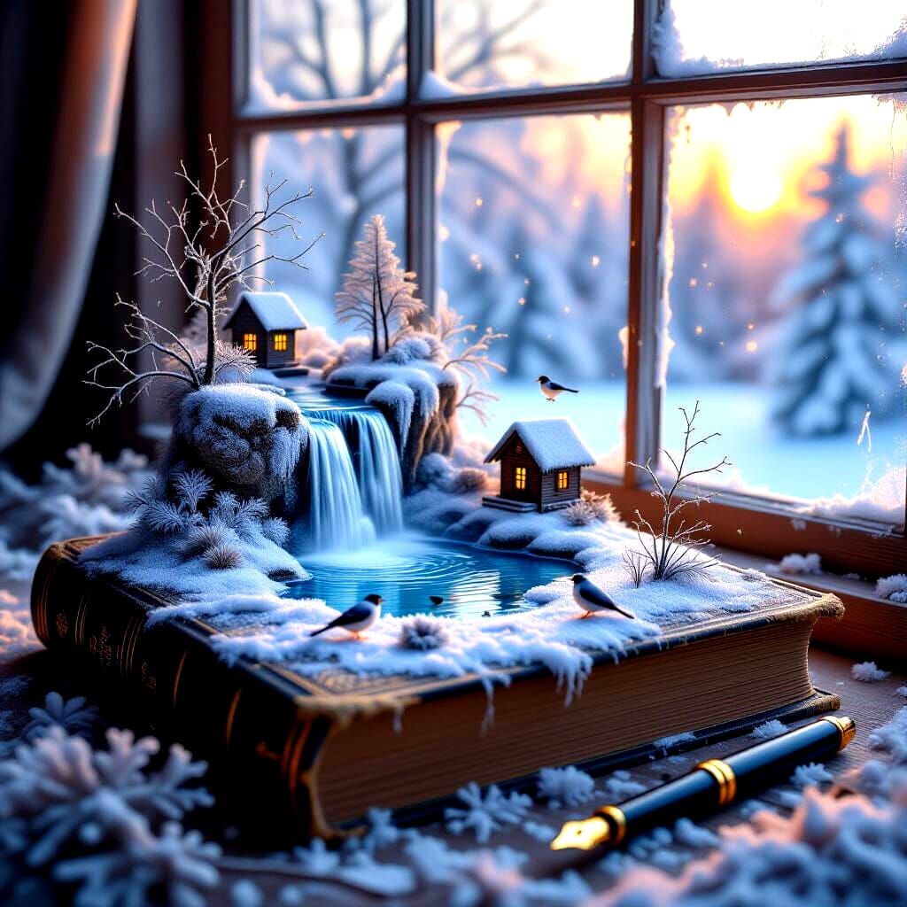 Miniature Winter Wonderland  by @Andy