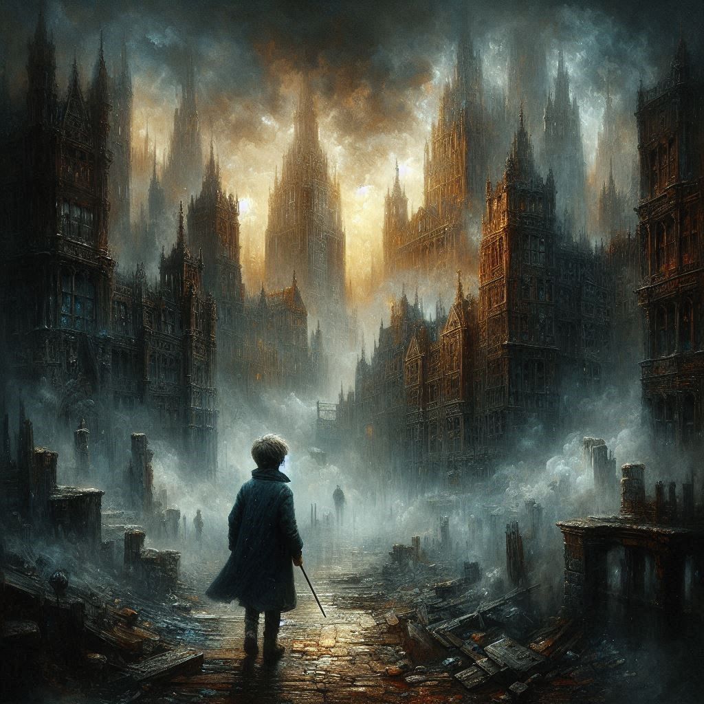 when he arrives in town