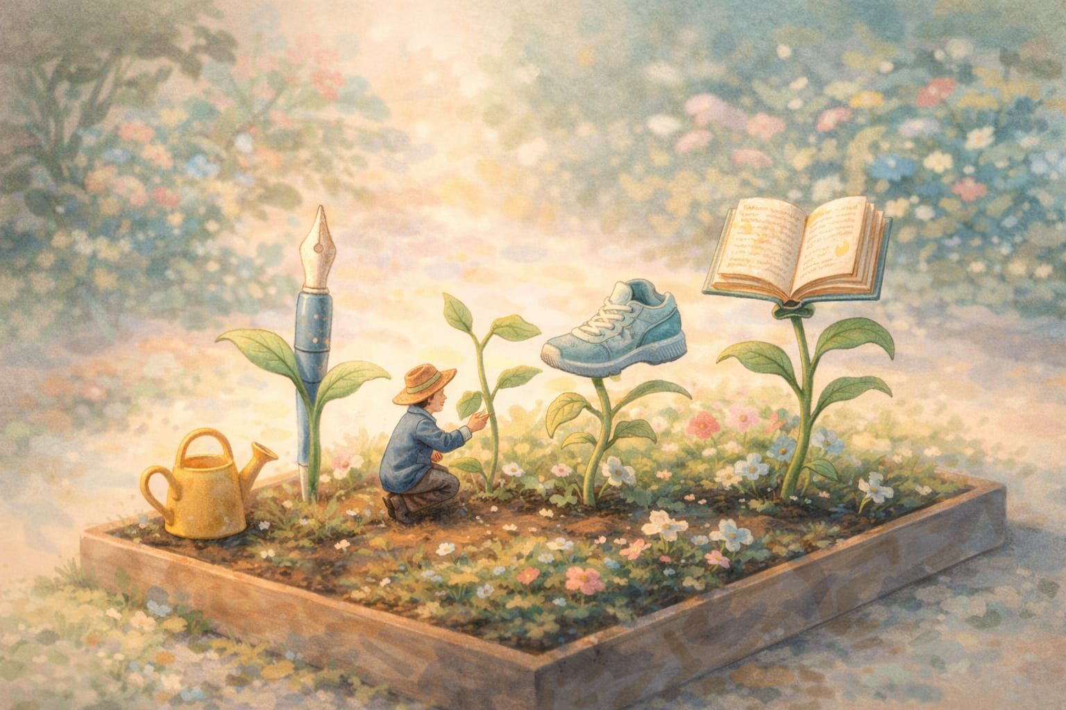 Habit Garden - Reading, Writing and Exercise