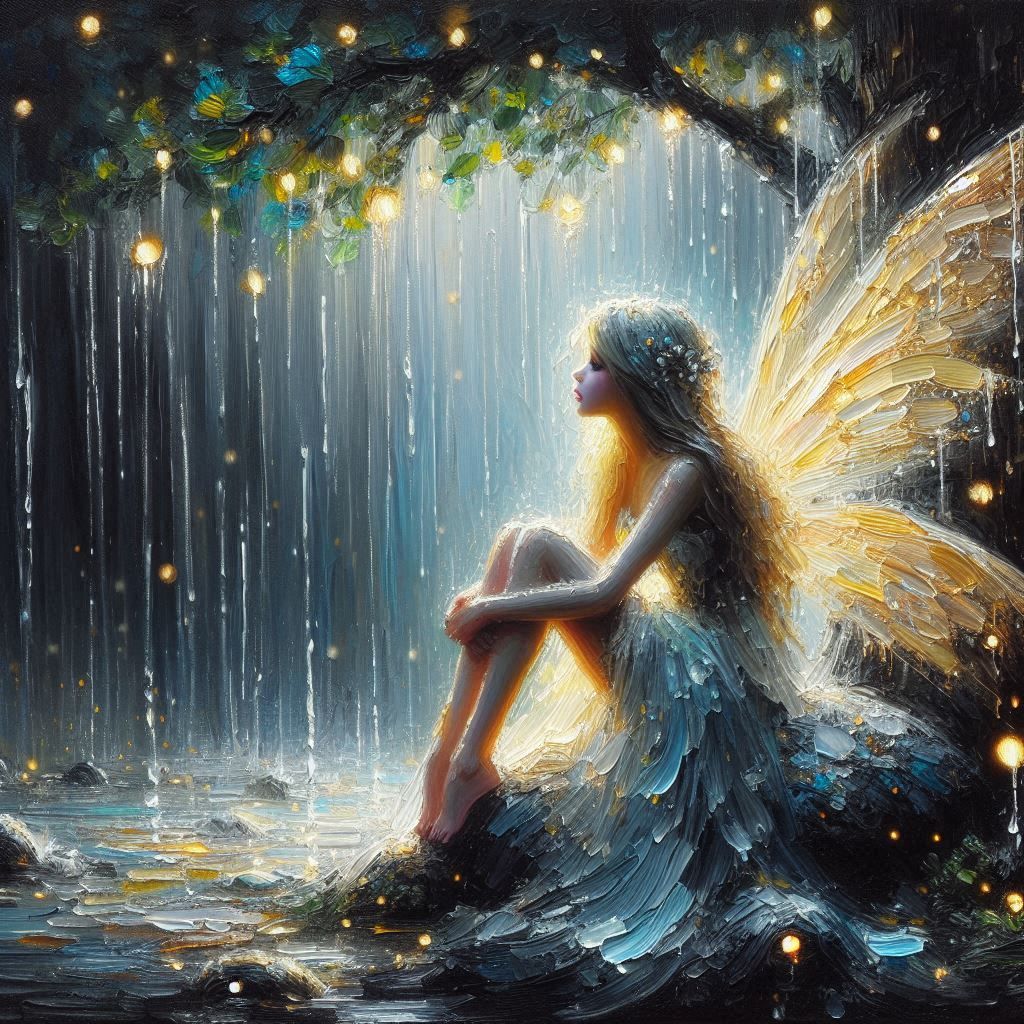 Fairy in the Rain