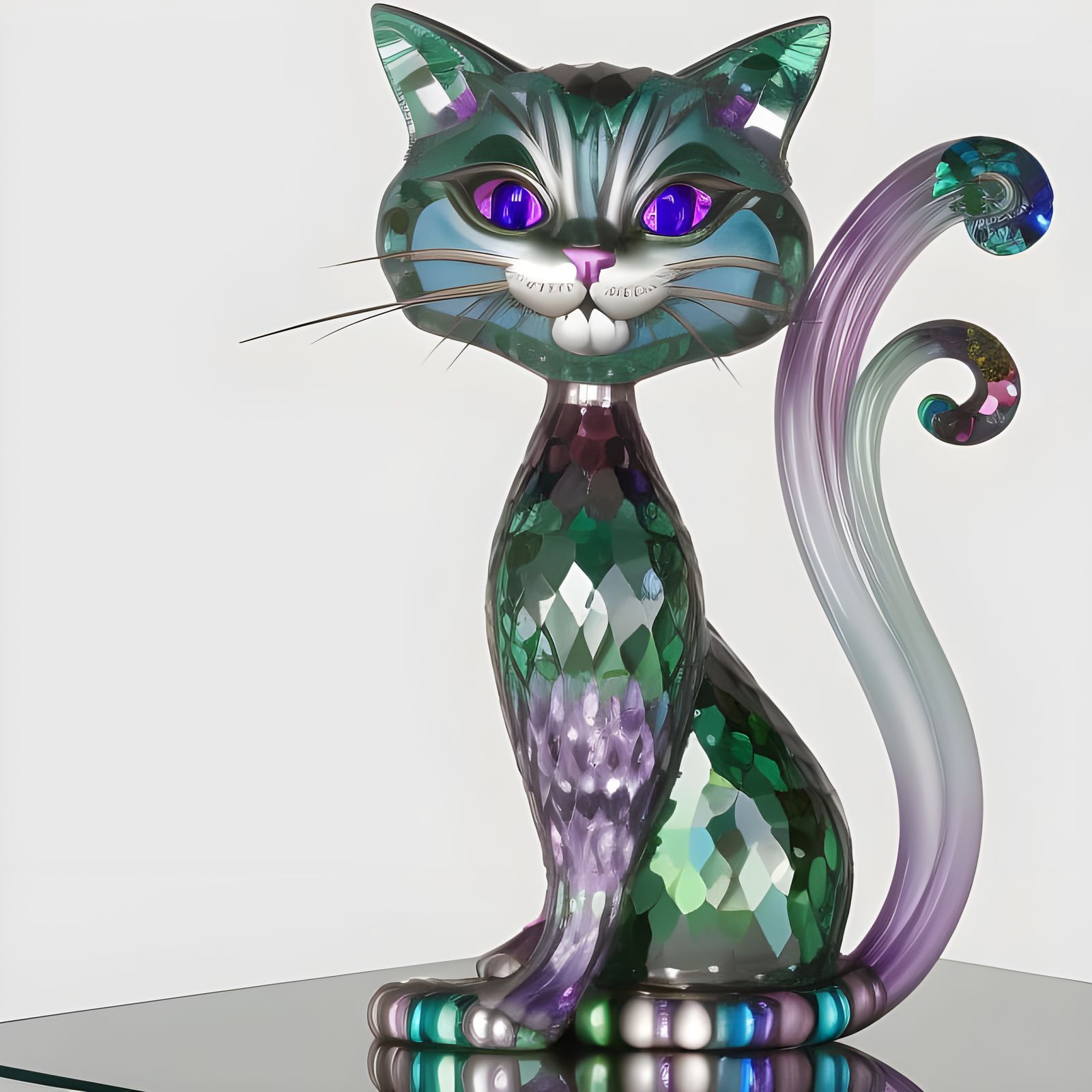 Cheshire Cat Figurine  by @Zia