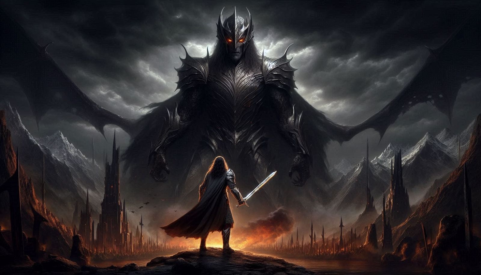 Fingolfin Challenging Morgoth