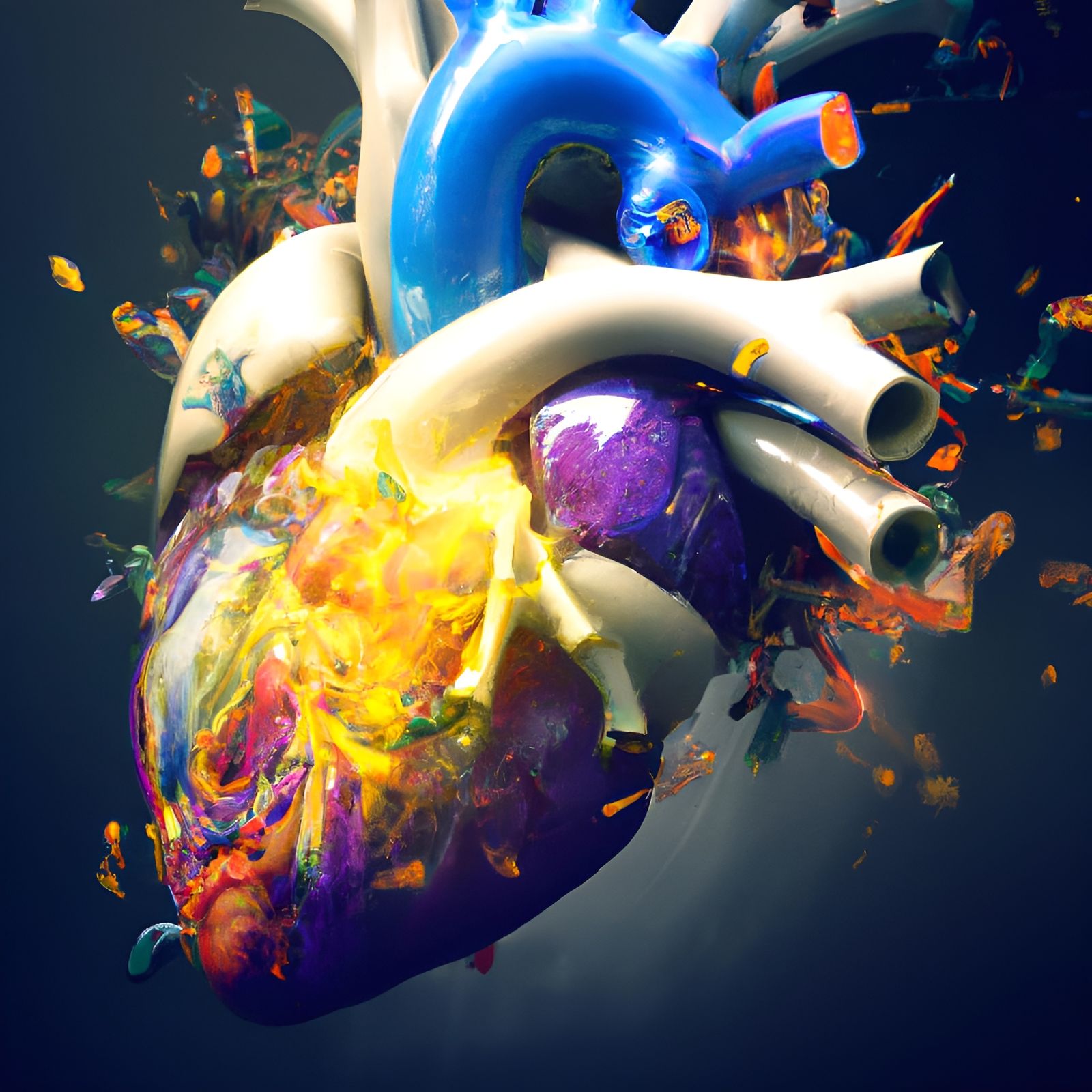 Rainbow Heart  by @Jenkings