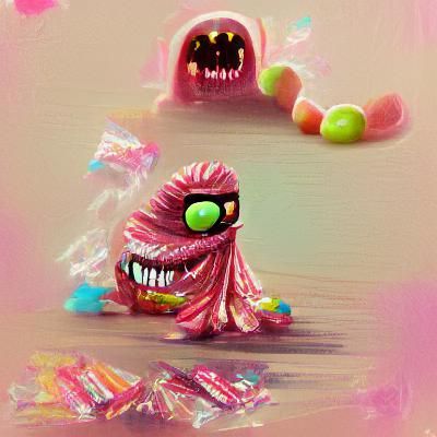 The candy monster