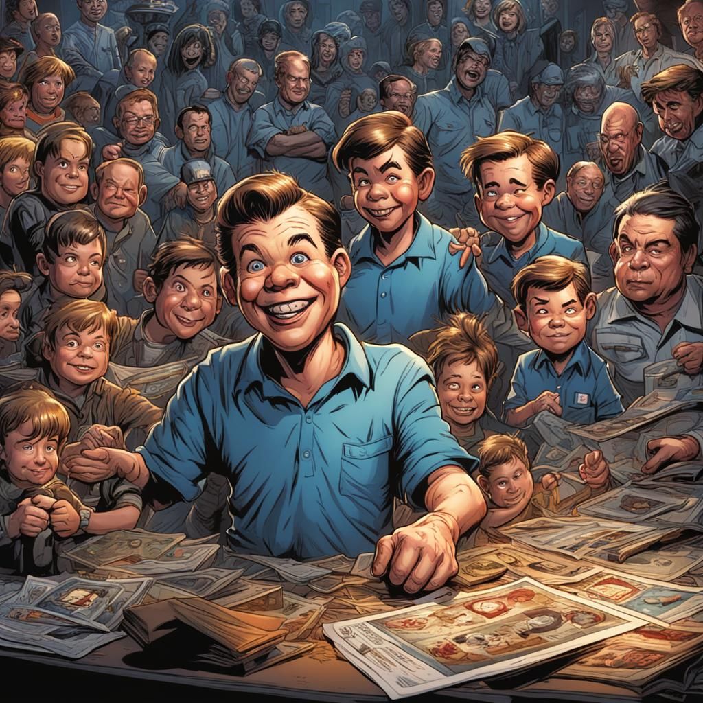 Mad Magazine’s Alfred E. Neuman Mark Brooks and Dan Mumford,...