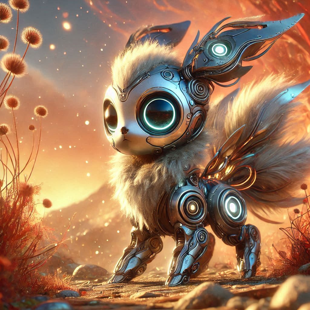adorable fairy-tale fantasy creature portrait..