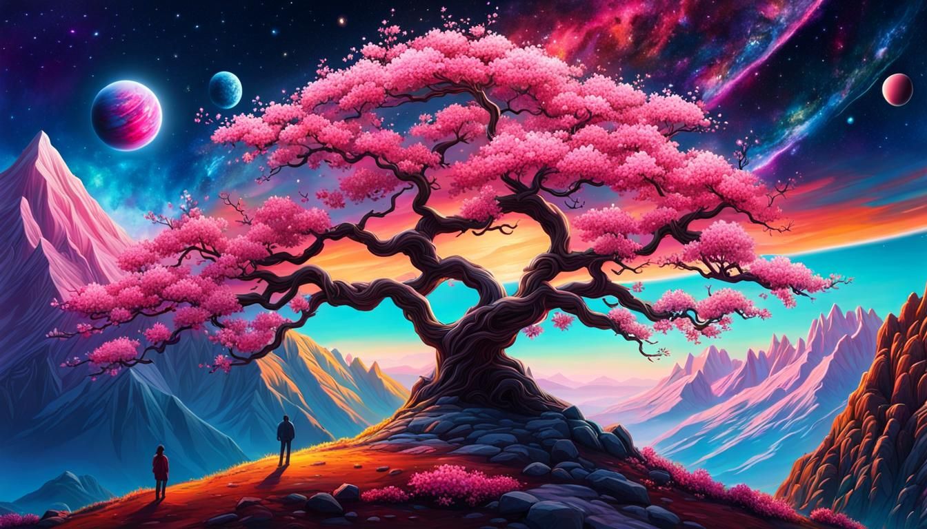 Sacred Cherry Blossom Tree