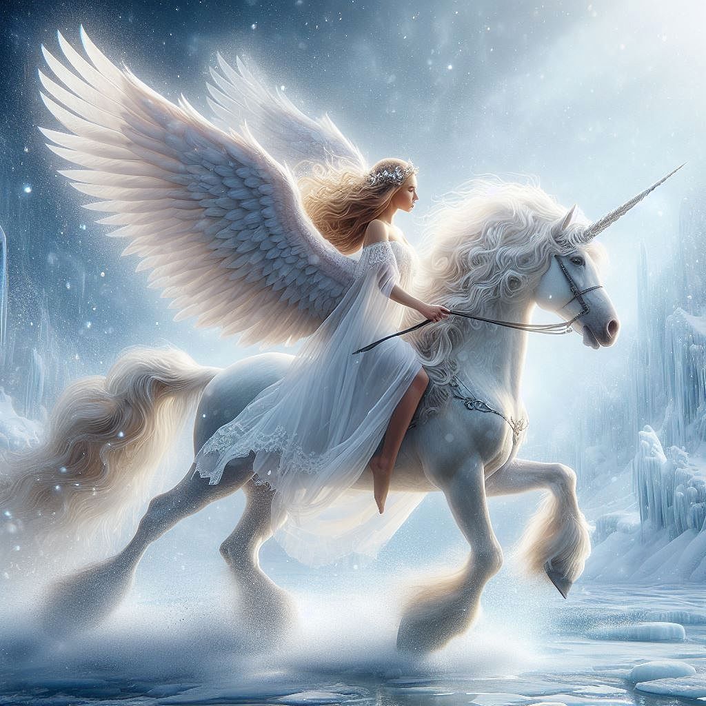 Angel On A Unicorn