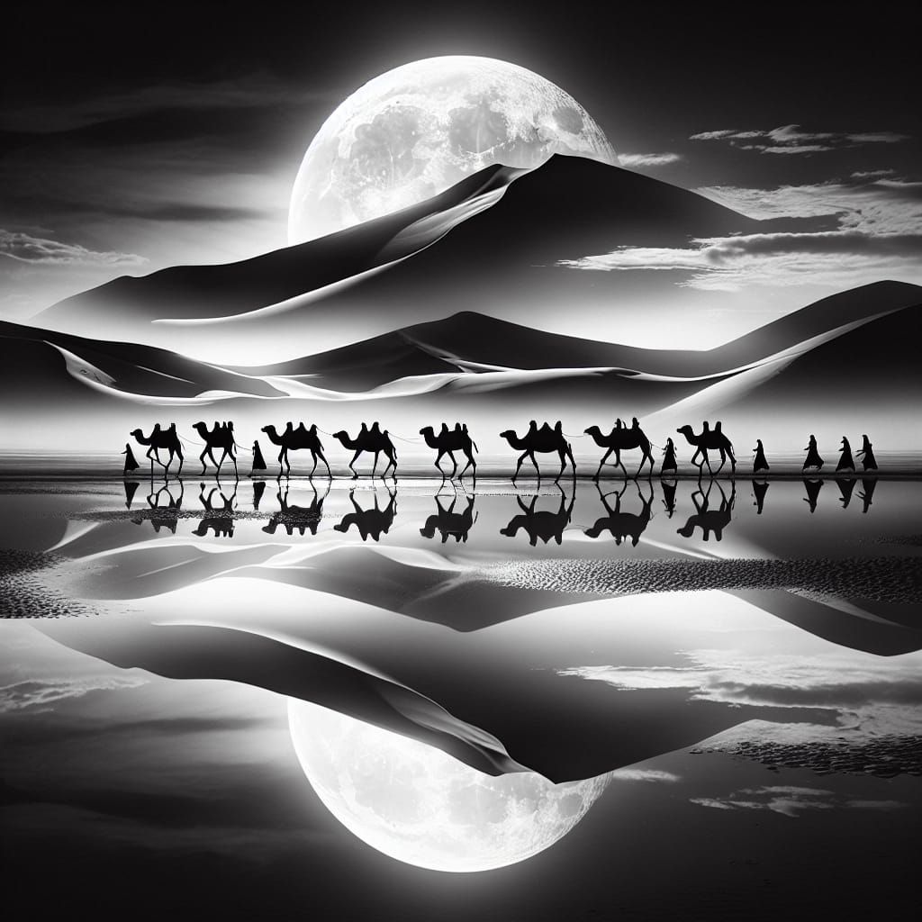 Midnight Camel Walk  by @Znarf