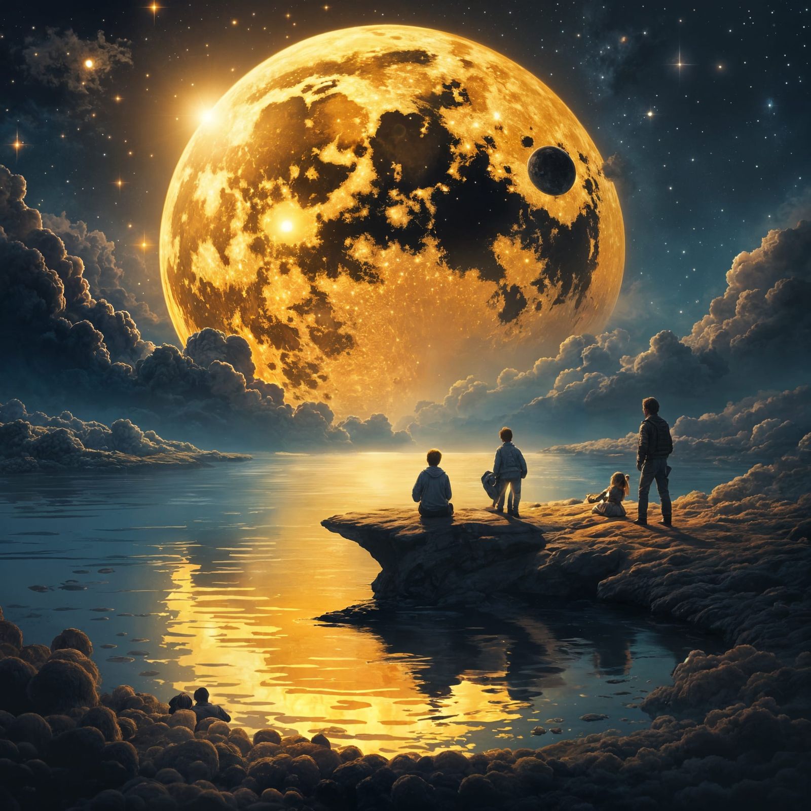 "Lunar Luminescence"  by @MysticArt