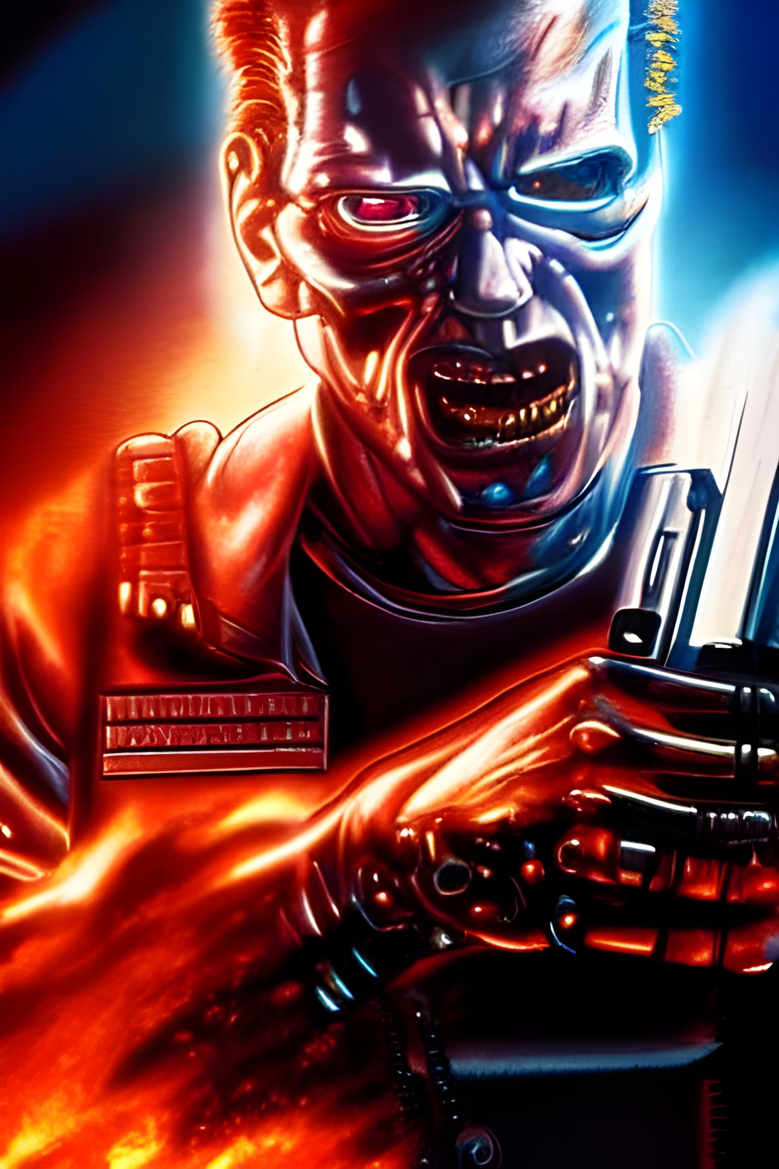 THE TERMINATOR - AI Generated Artwork - NightCafe Creator