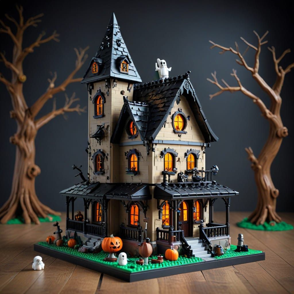 Haunted Lego Home  by @Libra Adonis 