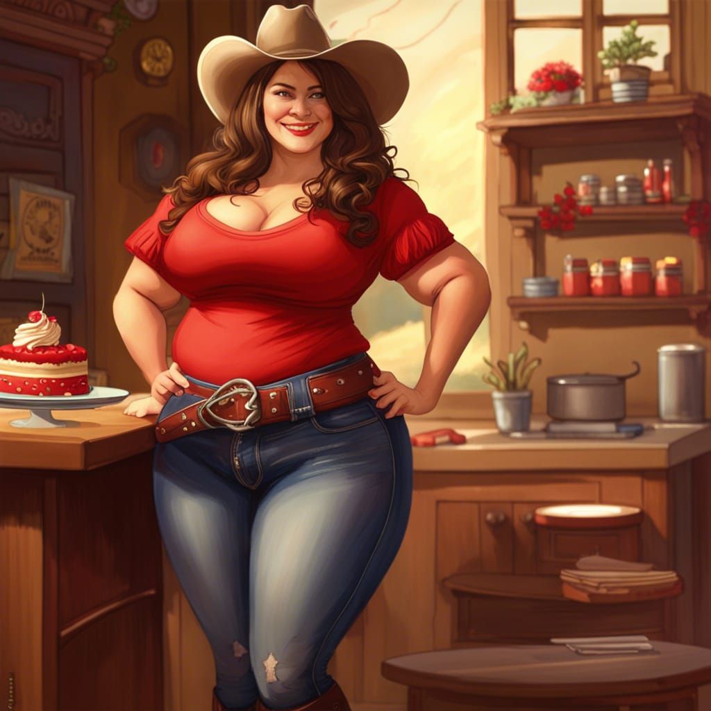 Western cowgirl cake anyone