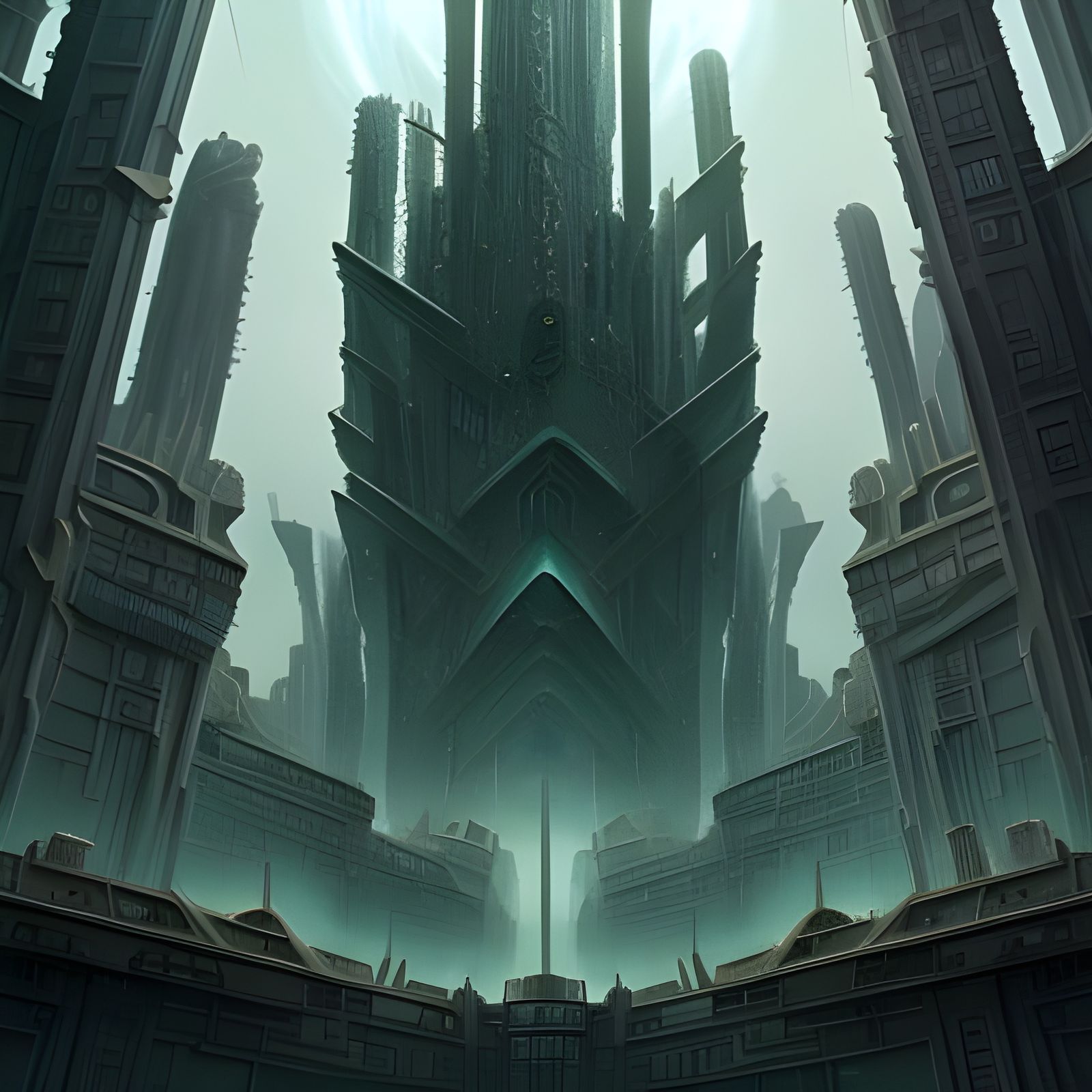 R'lyeh city - AI Generated Artwork - NightCafe Creator