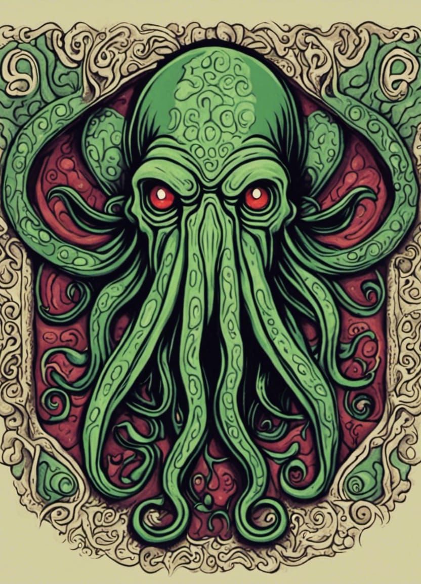 Cthulhu folk art