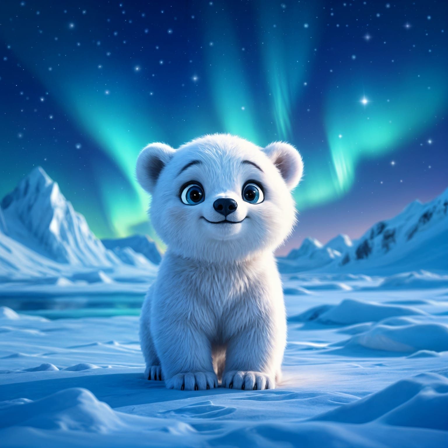 — What's that?
— The Northern Lights!
— What do you eat it with?
— You don't eat it, you admire it!  by @Ramon