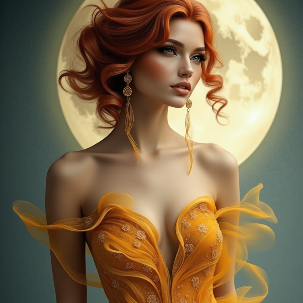 By the moon’s glow 