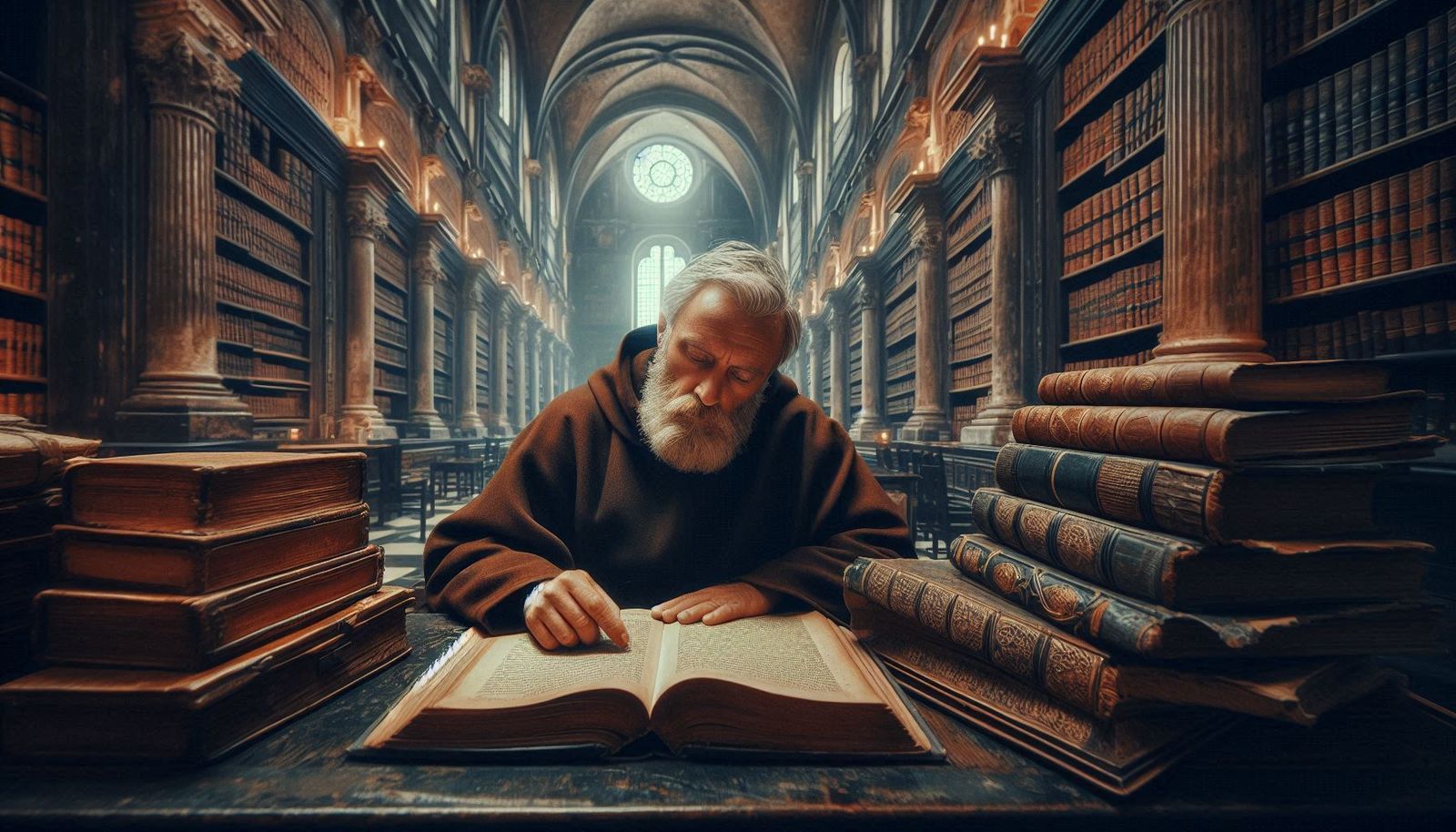 Reading monk 4