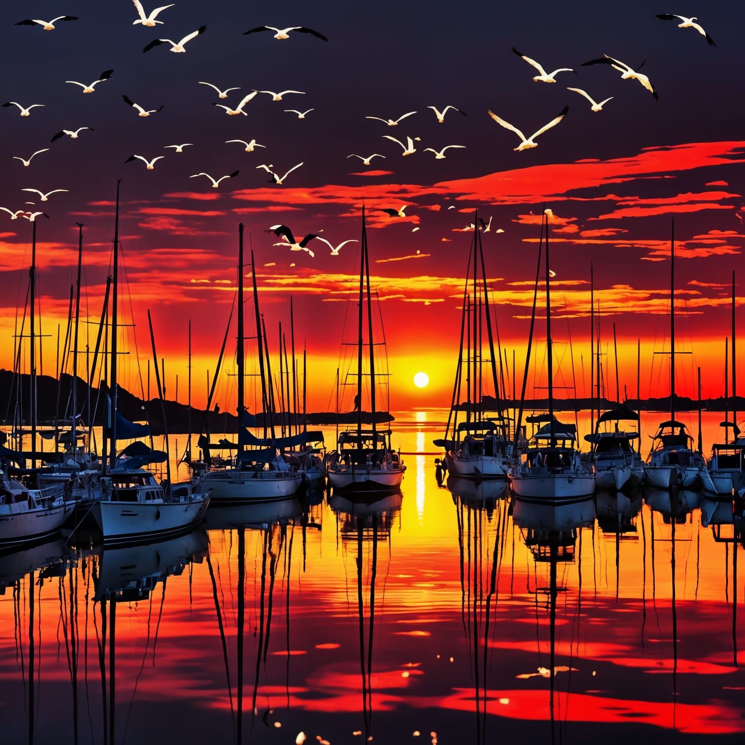 Sunset  by @RedPixie