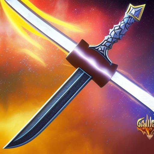 realistic galaxia sword from kirby - AI Generated Artwork - NightCafe ...