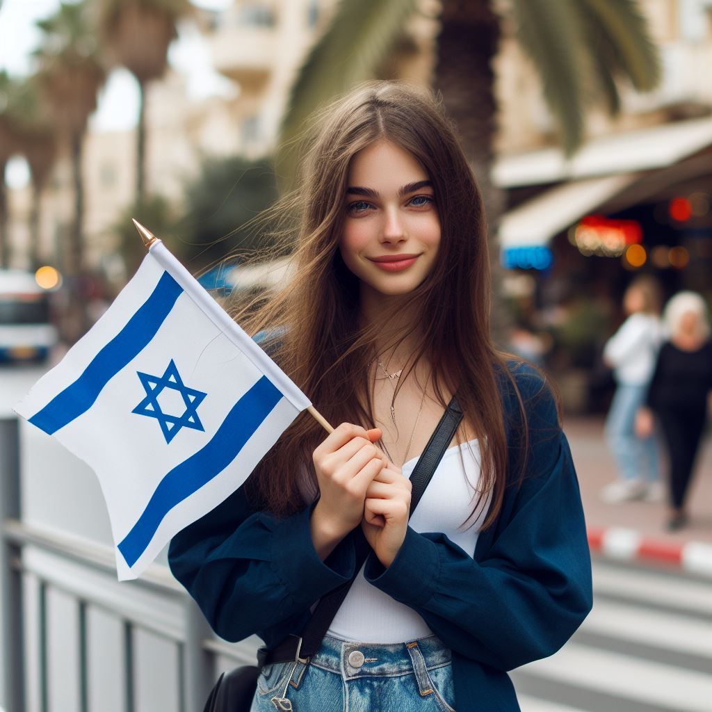 An Israeli girl.