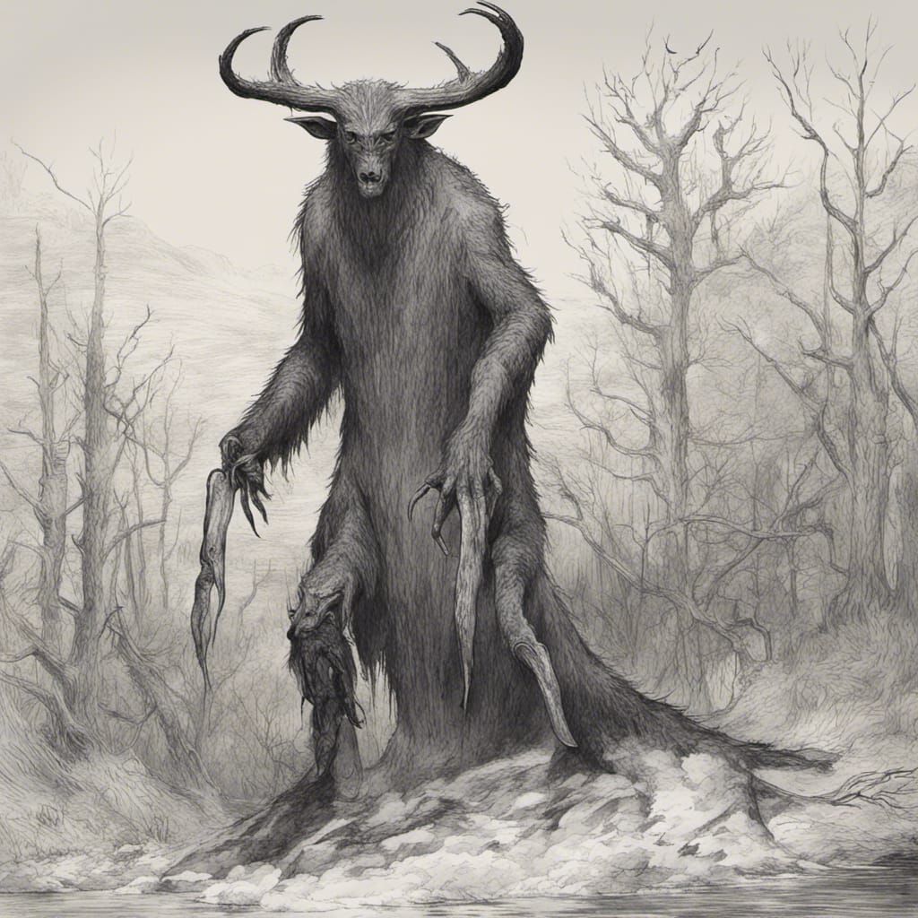 Wendigo - AI Generated Artwork - NightCafe Creator