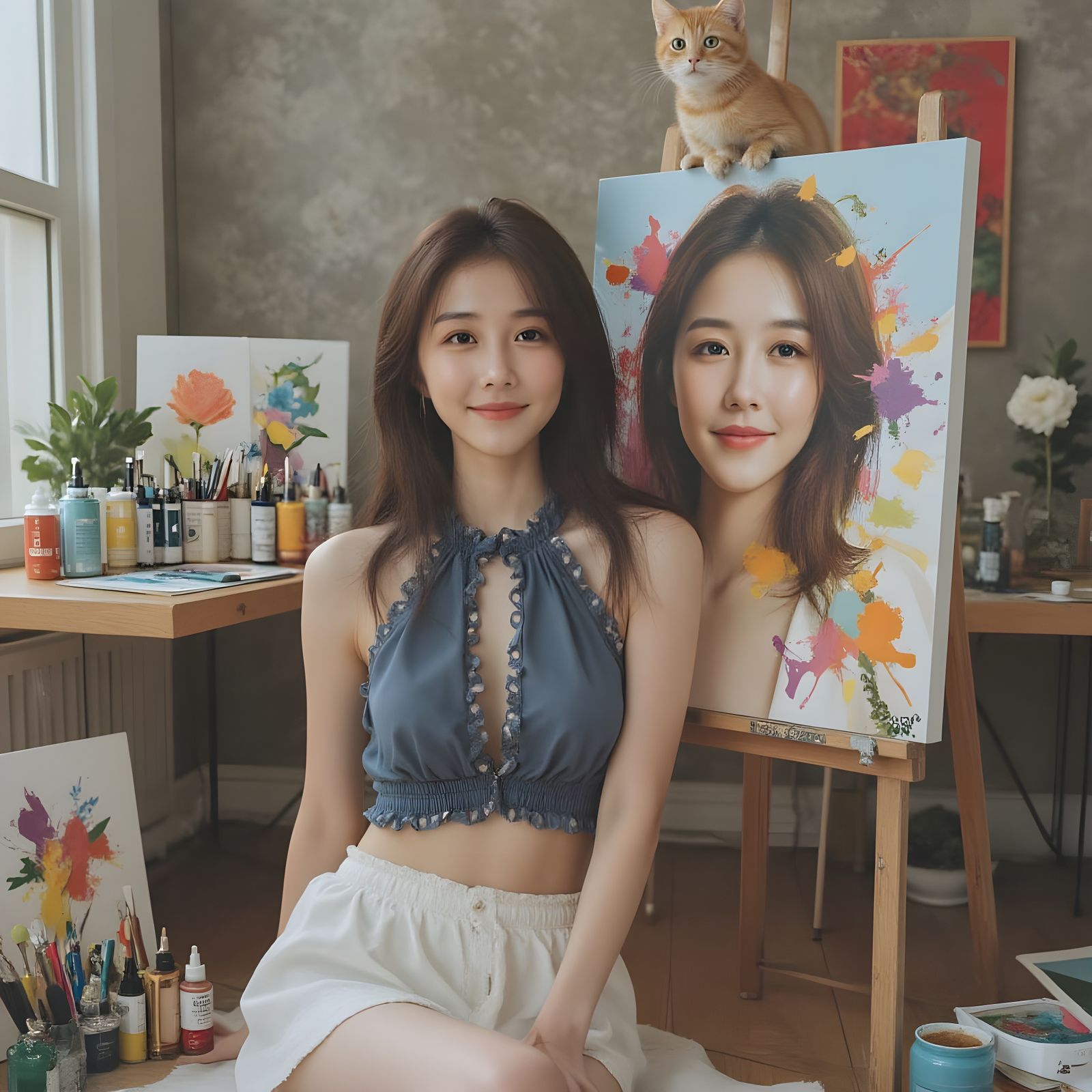 Hyun-ah & Seo-yun: Self-Portrait