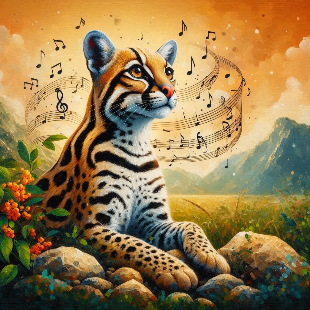 Ocelot, Ecoute de la musique